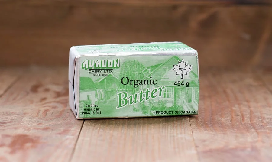 Avalon Organic Butter, Salted 454g - 10/cs - Mainland Fresh Distribution